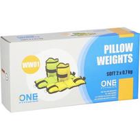 Kojų ir rankų svoriai One Fitness WW01, geltoni - 2 x 0,7 kg