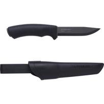 Peilis Morakniv Bushcraft, nedantytas, anglies plienas, juodas