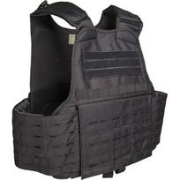 BLACK LASER CUT CARRIER VEST