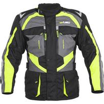 Vyriška motociklininko striukė W-Tec Burdys Evo - Black-Grey-Green
