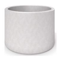 Baltas betoninis vazonas Inter-Play Deco 07
