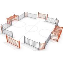 Futbolo žaidimo sistema Inter-Play 2 (7x7m)