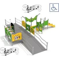 Daugiafunkcis įrenginys neįgaliųjų vežimėliams su muzikinėmis plokštėmis Inter-Play 3
