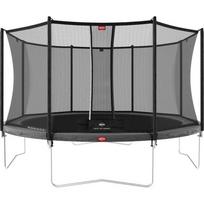 Batutas su tinklu BERG Favorit Regular 430, pilkas, su saugos tinklu Comfort