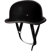 Atviras retro moto šalmas Sodager DH-001 - Black Glossy