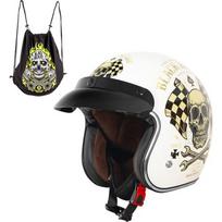 Moto šalmas W-TEC V541 Black Heart - Starter, Sheen White