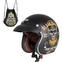 Moto šalmas W-TEC V541 Black Heart - Ride Culture, Matte Black