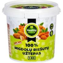 Migdolų riešutų užtepas su gabaliukais Healthy Choice, 1kg