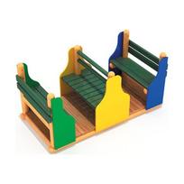 Medinis traukinio vagonas be stogo modelis GT-4003/1