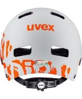 Šalmas Uvex Kid 3 dirtbike light gray-orange