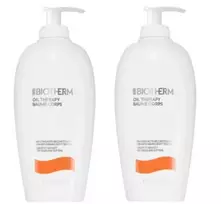 Biotherm - Maitinančių kūno losjonų rinkinys sausai odai Duo Oil Therapy Baume Corps (Nutri-Replenishing Body Treatment) 2 x 400 ml