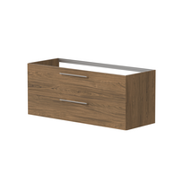 Vonios spintelė Kame Gama 120cm 2 stalčiai, be kriauklės, Copper oak BU/12-3DR/48