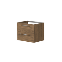 Vonios spintelė Kame Gama 60cm 2 stalčiai (paspausti, kad atidarytumėte), be kriauklės, Copper oak BU/6-3DR/48-PO