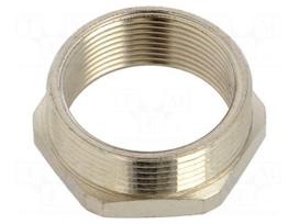 Thread adapter | M32 | PG29 | brass | Plating: nickel | HelaGuard CNV