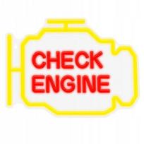 LED Neon light sign - CHECK ENGINE