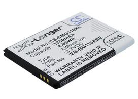 1250mAh for Samsung SM-G110,SM-G110B,SM-G110H,Galaxy Pocket 2 Duos,Galaxy Pocket 2,SM-G110B/DS,SM-G110M