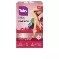 RED FRUITS body wax strips for hair removal 16 units