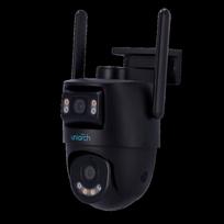 UHO P2S-M33F34 BLACK ~ Uniarch WiFi/IP ārējā kamera ar diviem objektiviem 3MP 4mm / 3MP 2.8mm (IR + WHITE LED) / Atbalsta UNV NVR