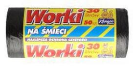 Šiukšlių maišai HD, 30 l, 6 mk., juodi, 50, SVANOB5903901000313