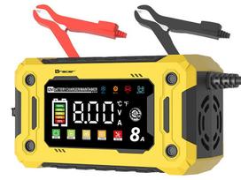 Akumuliatoriai ir baterijos // Automobilių ir motociklų akumuliatorių įkrovikliai 12V, 24V, 6V | Paleidimo įrenginiai (Jump Starter) // Prostownik TRACER 12V 8A DT128