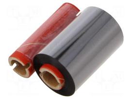 Tape staining | 57mm | 74mm | black | thermal transfer | Smart Printer
