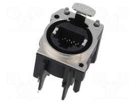 Connector: RJ45 | socket | data transfer | Cat 5e | 8p8c | THT