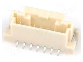 Connector: wire-board | socket | male | PIN: 7 | DuraClik | vertical | SMT
