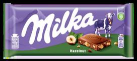 Pieninis šokoladas MILKA Hazel Nuts, 90 g, CHHMLK7622202262449