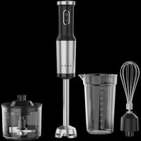 AENO HB4B Hand Blender Set, 1200W, Tiger Teeth Cutter, Whisk, Black