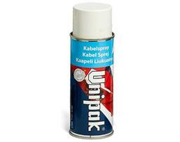 Unipak Cable Spray ar 30% silikonu 400ml, aerosols kabeļu vilkšanai Unipak Cable Spray aerosols kabeļu vilkšanai, ar 30% silikonu 400ml