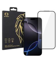 Nugarėlės dėklai iLike Apple Iphone 16 Pro Max 10X HD DLC Diamond Coating Tempered Glass Black