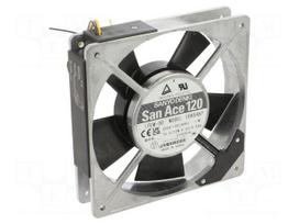 Fan: AC | axial | 120x120x25mm | 117m3/h | 38dBA | ball | 2500rpm | 230VAC