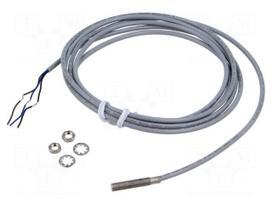 Sensor: inductive | OUT: PNP / NO | 1.3mm | 10÷30VDC | M5 | 2m | IP67