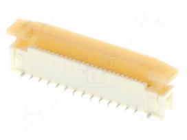Connector: FFC/FPC | gold-plated | SMT | 500mA | 50V | Slider | PIN: 26