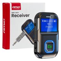Automobilių ir motociklų prekės, elektronika, navigacija, CB radijas // ISO jungtys ir kabeliai automobilio radijui // Odbiornik bluetooth na mini jack lcd aux amio-04659