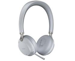 Yealink BH72 Headset Wired & Wireless Head-band Calls/Music USB Type-A Bluetooth Charging stand Light grey