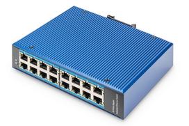 Digitus 16 Port Gigabit Ethernet Network Switch, Industrial, Unmanaged