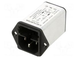 Connector: AC supply | socket | male | 10A | 250VAC | C14 (E) | KFA