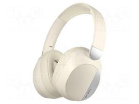 Headphones | beige | Jack 3,5mm,USB C socket | wireless | 10m | 32Ω