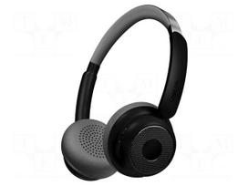 Headphones | black | Jack 3,5mm,USB C socket | wireless | 10m | 32Ω