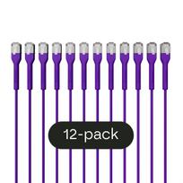 Broadbe plonas Patch kabelis 10G violetinė 0.3m 12 vnt. BTP-I32C6A-PR-0.3M-12