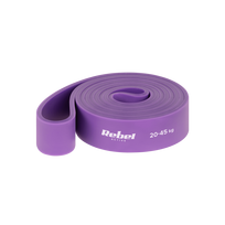 Sporto ir aktyvaus poilsio // Sporto prekės ir įranga // Guma do ćwiczeń TPE - Power Band PT-4, fioletowa 20-45 kg  REBEL ACTIVE