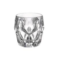 Crystal Bohemia Krištolo stiklinės viskiui „LUNAR“ (6 vnt., 320 ml)