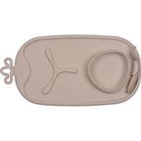 b.box Roll & Go sulankstomas valgymo kilimėlis Latte 1 vnt.