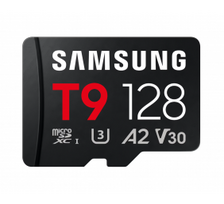 Samsung T9 | MicroSD Card | 128GB | microSDXC | Flash memory class U3, V30, A2