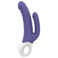 Dreamtoys Essentials - dvigubas vibratorius (violetinis)