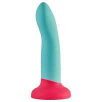 Dreamtoys Love Signal - dviejų spalvų silikoninis mažas dildo (mėlynas)
