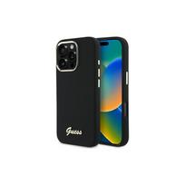 Viedtālruņa aizmugurējais vāciņš Apple iPhone 16 Pro Script Metal Logo Black