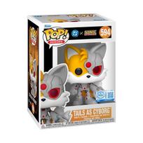 Žaislinė figūrėlė Funko Pop! Heroes Sonic Tails Cyborg 594, 9 cm, geltona sp./pilka sp.