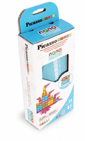 Magnetinis konstruktorius Picasso Tiles Nano PN03, 65 vnt., įvairių spalvų